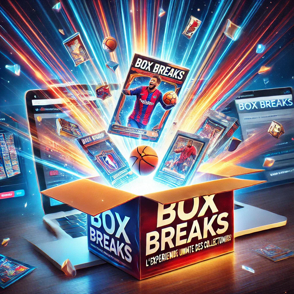 Box Break de cartes de collection sportives