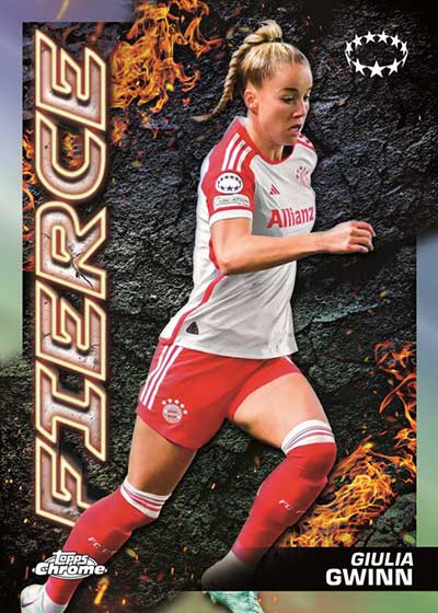 2023-24 Topps Chrome UEFA Women's Champions League soccer Blaster box