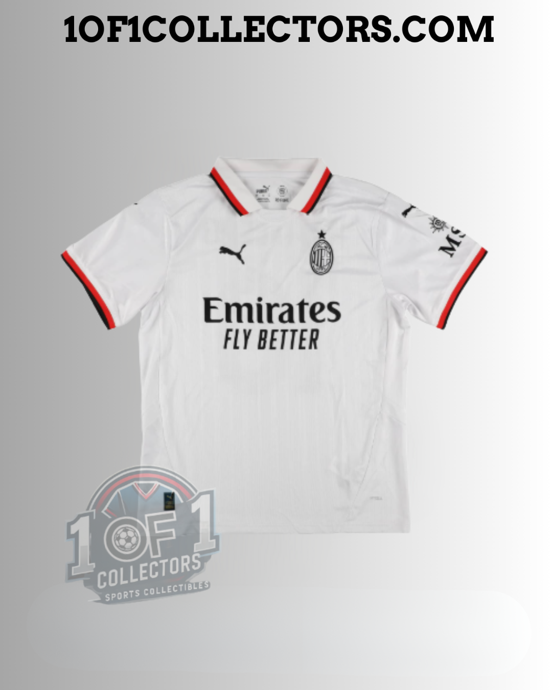 Maillot AC Milan Blanc et rouge