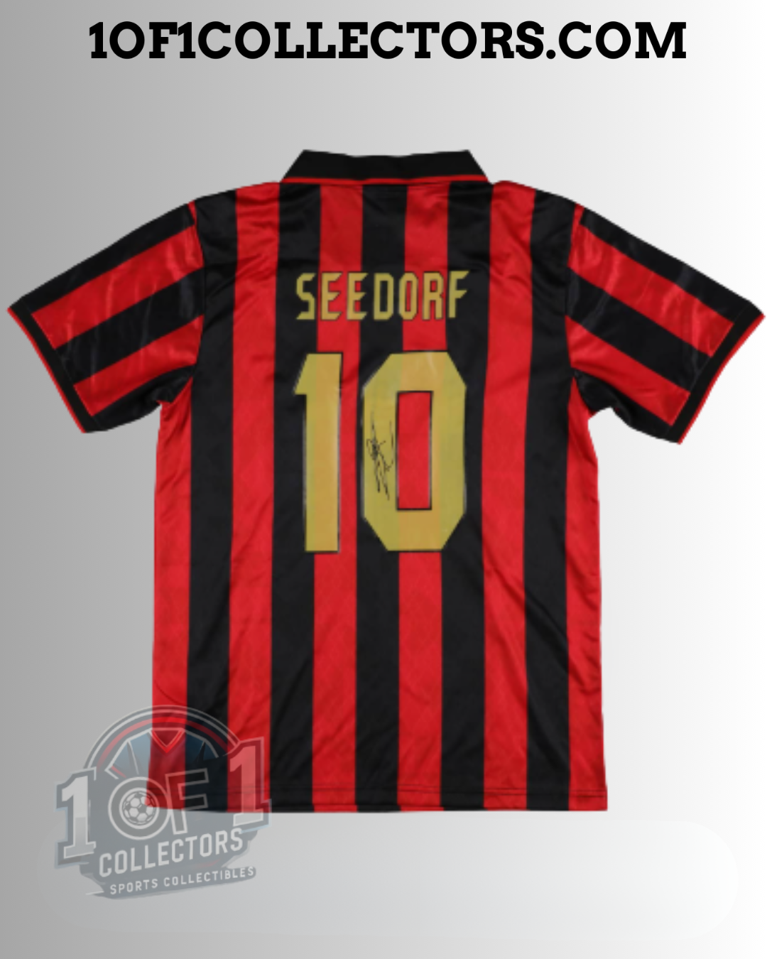Maillot Milan AC Signé par Clarence Seedorf
