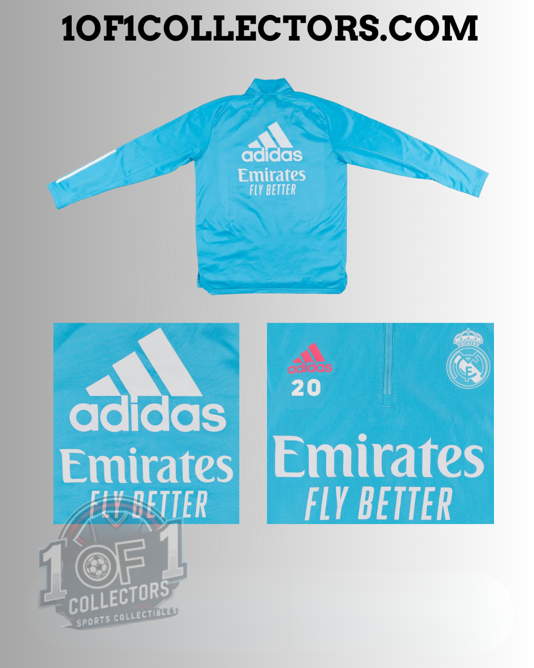 Maillot Real Madrid porté par Vinicius JR Matchworn
