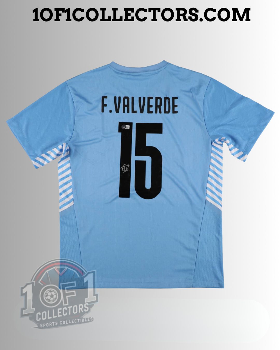 Maillot Uruguay signé par Federico Valverde