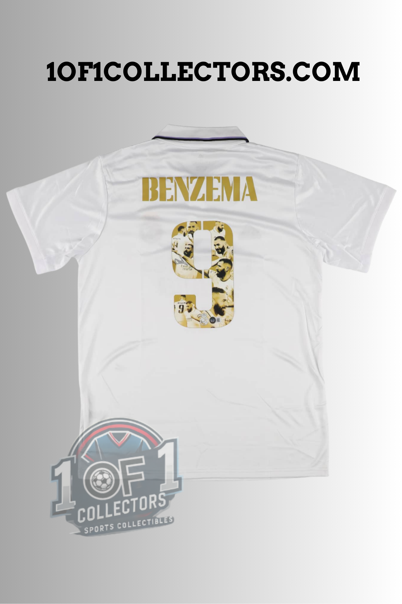 Maillot du Real Madrid signé par Benzema