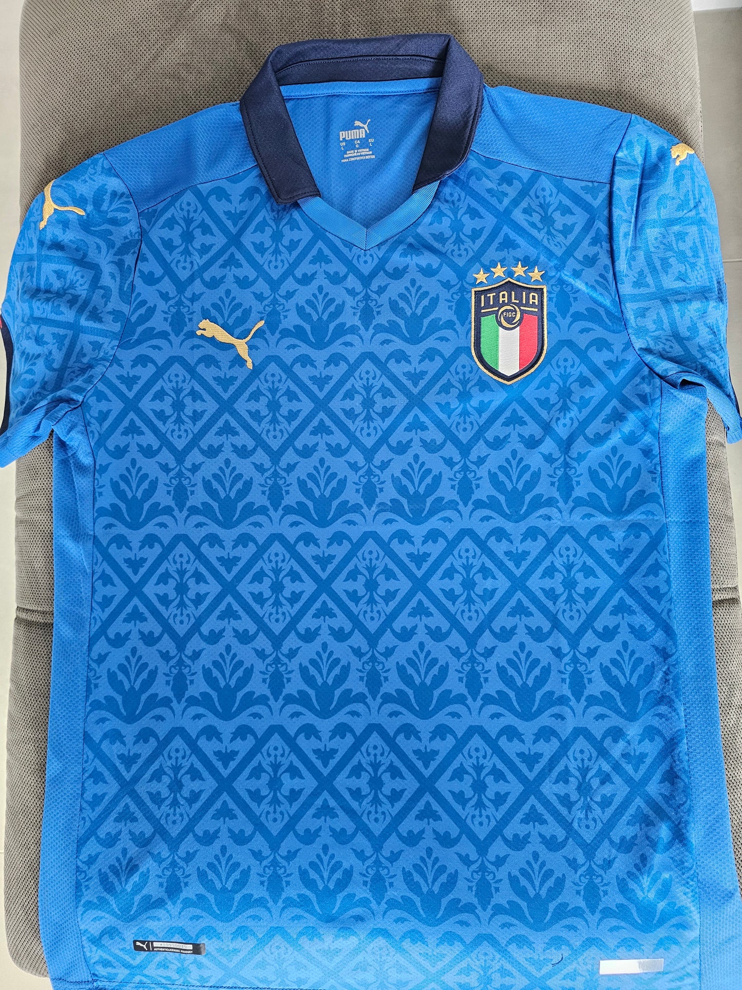 Maillot signé par Giorgio Chiellini certifié Beckett