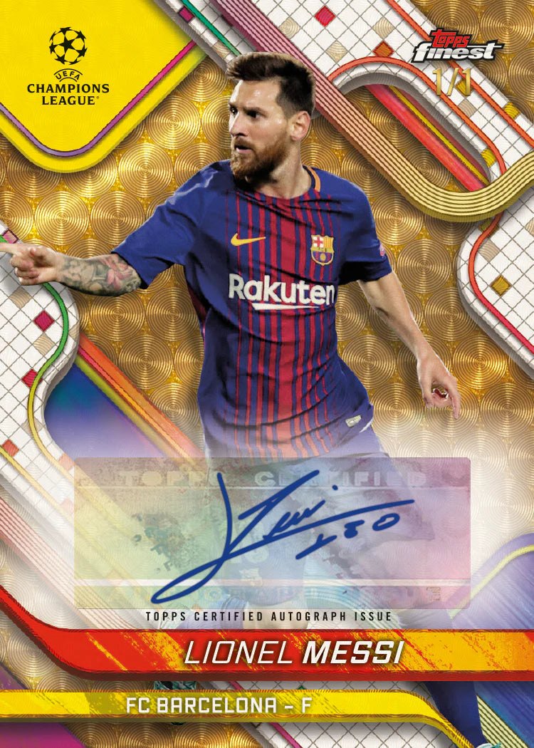 Messi 1of1 Topps FInest UCC