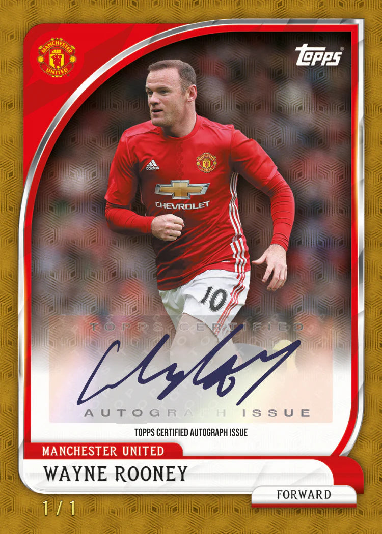 carte 1/1 de Wayne Rooney Collector Tin Manchester United