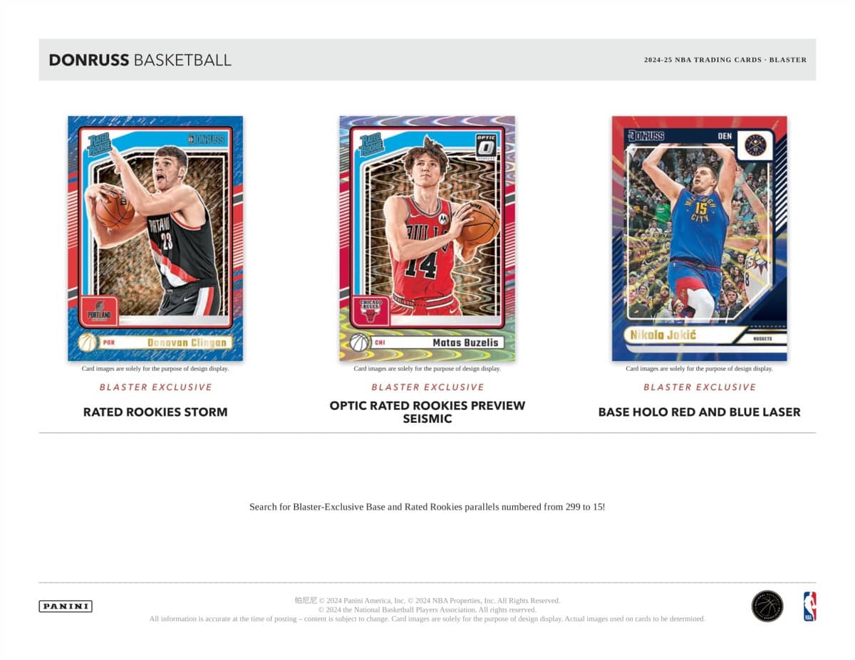 2024-25 Panini Donruss BasketBall Blaster Box
