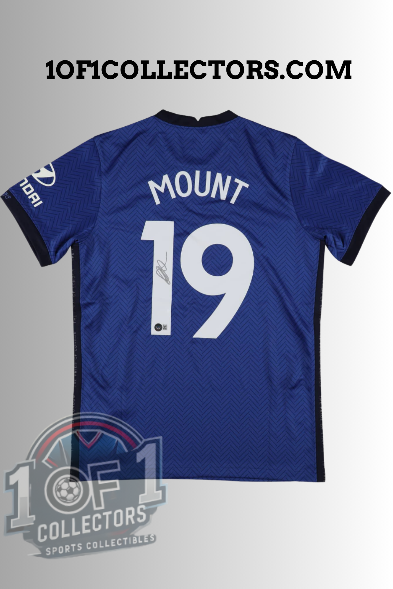 maillot de Chelsea signé par Mason Mount