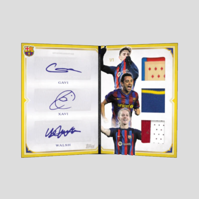 topps chrome book barcelone 125