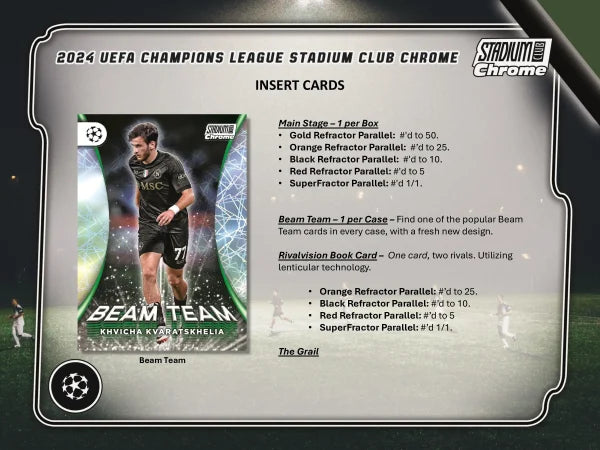 #Break100 Ouverture PYT d'une Hobby Box 2023-24 Topps Stadium Club Chrome UCC