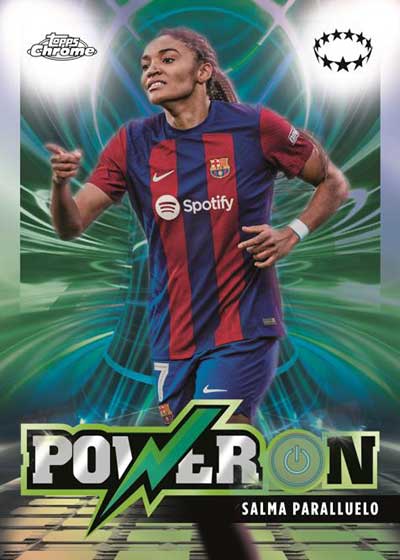 2023-24 Topps Chrome UEFA Women's Champions League soccer Blaster box