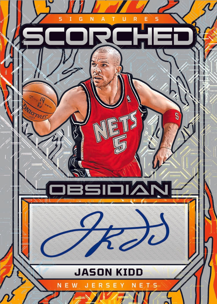 2024-25-Panini-Obsidian-Basketball-Scorched-Signatures-Electric-Etch-Vibrant-Mojo-Jason-Kidd