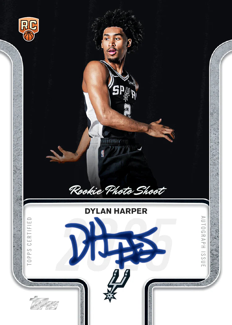 2025-26 Topps Basketball Dylan Harper Rookie photo Shoot Autograph - 1of1collectors