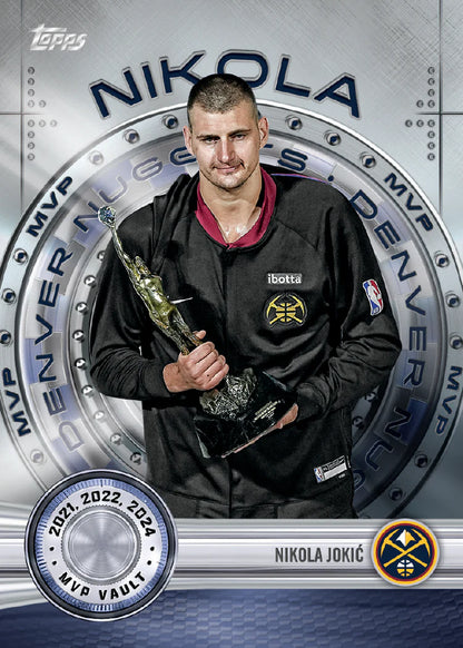 2025-26 Topps Basketball Nikola Jokic MVP - 1of1collectors
