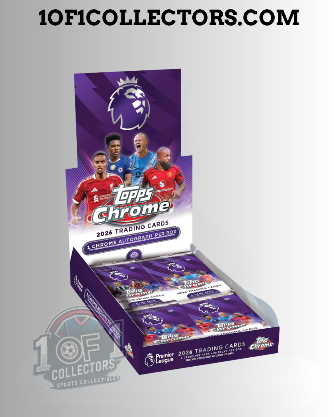 2025-26 Topps Chrome Premier League Hobby Box