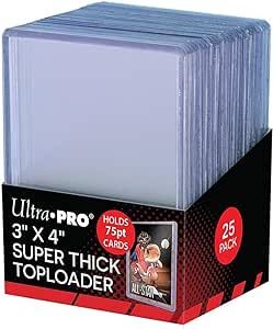 Ultrapro Top Loader Cartes épaisses (75PT) | Protection pour cartes épaisses