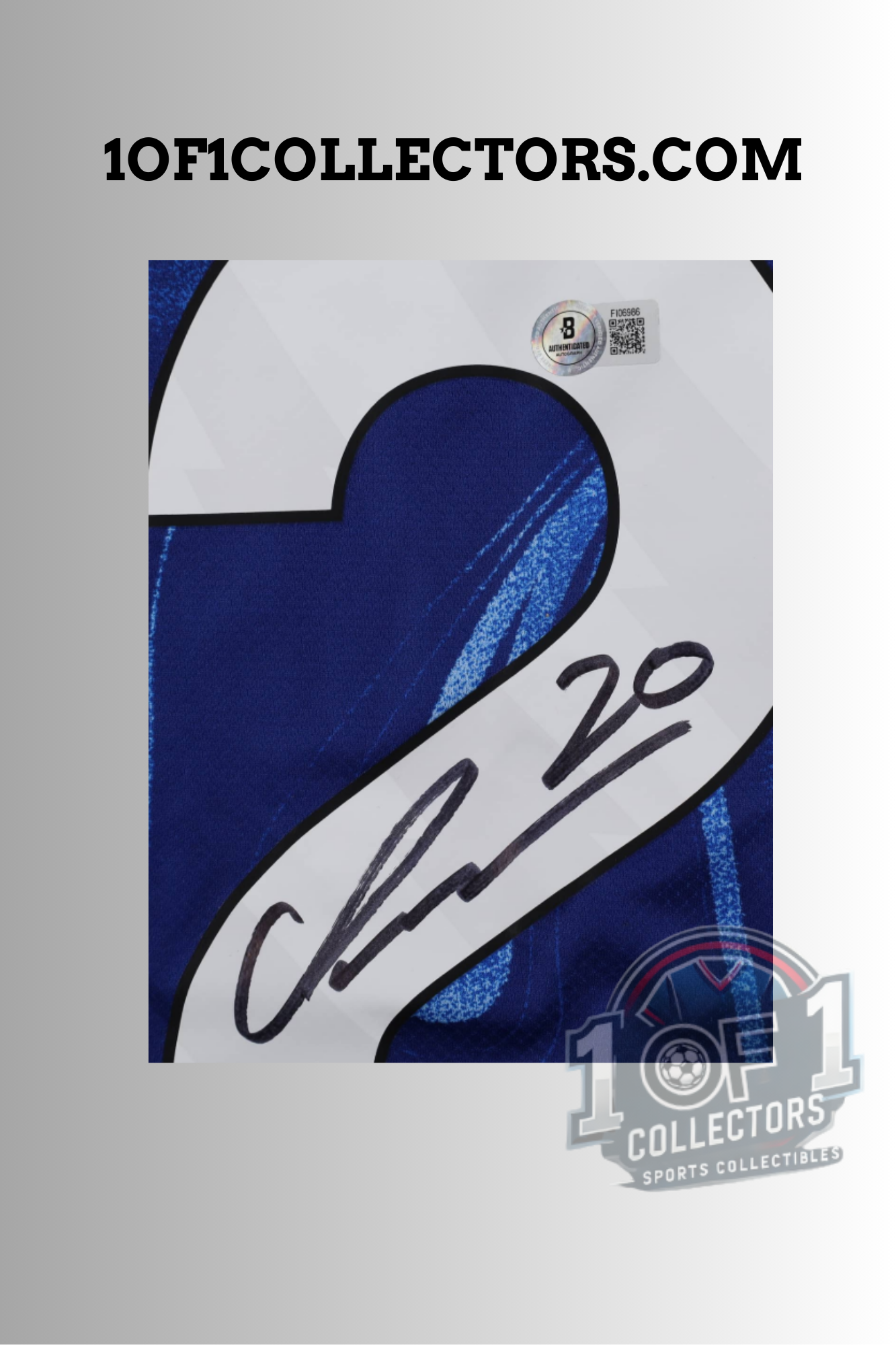 Autographe de Cole Palmer