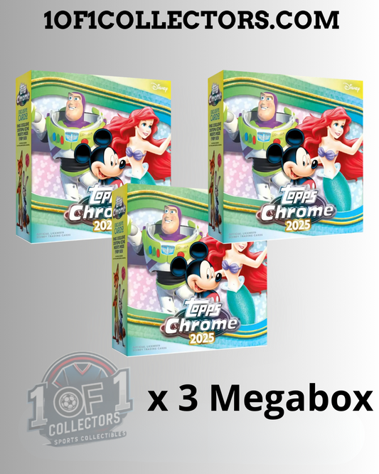 #Break511  PYP sur 3 Megabox Topps Chrome Disney 2025