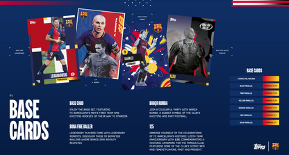 Topps FC Barcelone Team set  2024/25 en précommande (sortie officielle le 27 novembre)