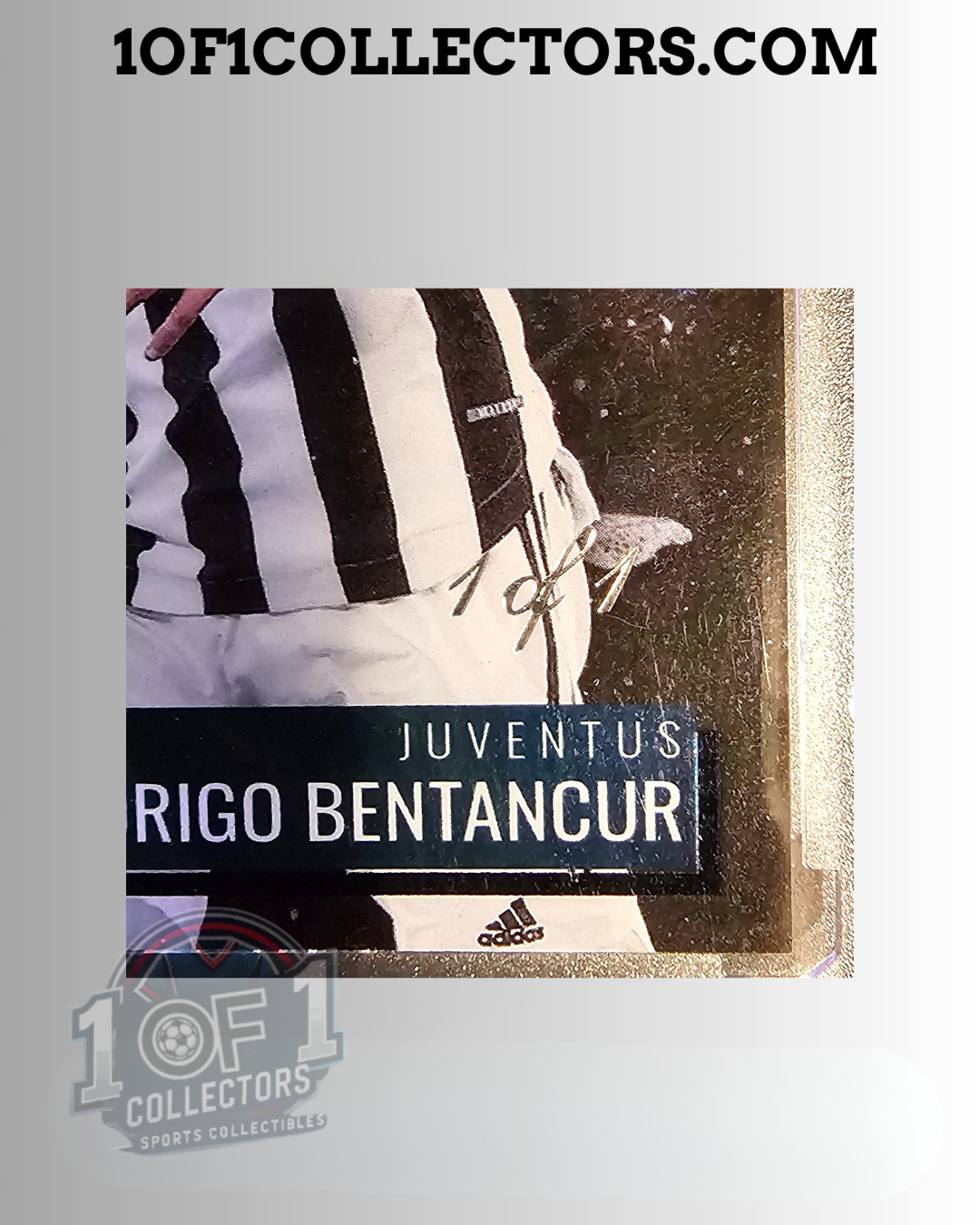 Carte Rodrigo Bentancur 2021-22 Panini Score FIFA Breakthrough 1/1 Juventus