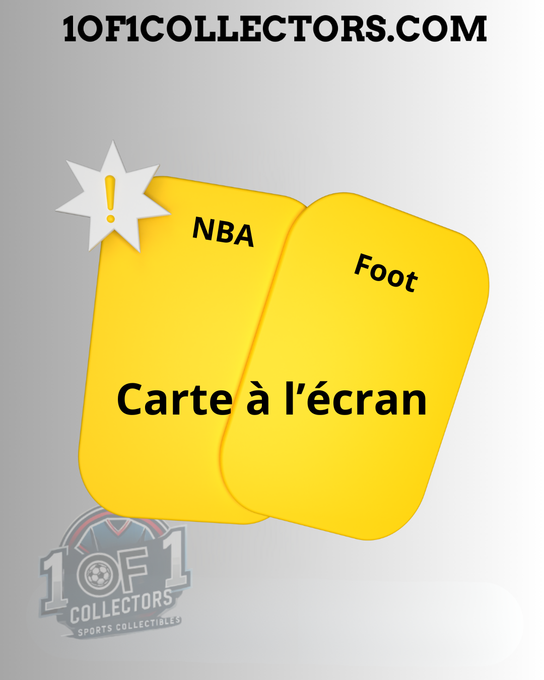 Cartes à l'écran Lot NBA pour Yannick