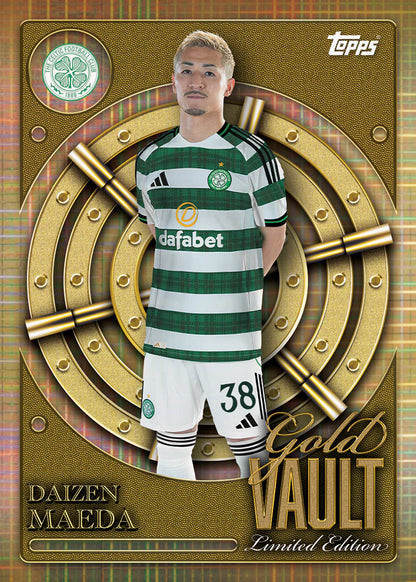 Daizen Maeda Topps Celtic FC Collector Tin insert