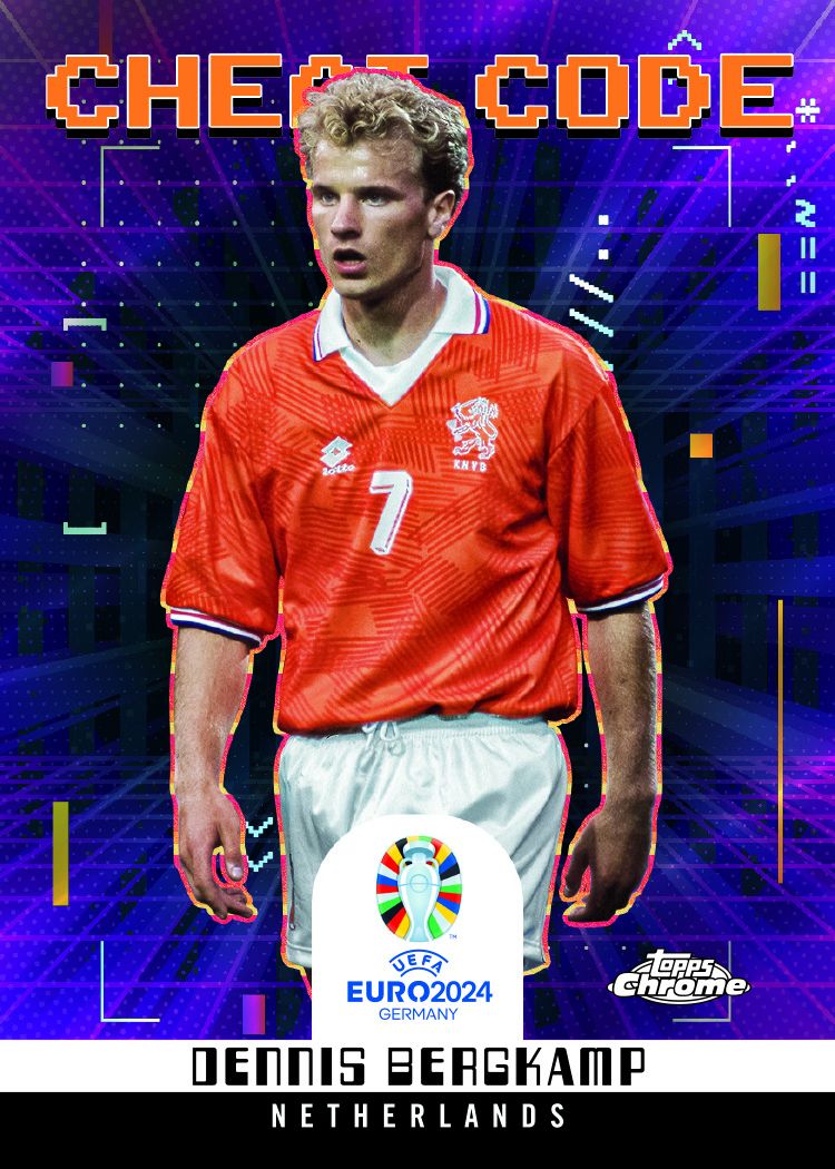 Dennis Bergkamp Topps Chrome Euro 2024