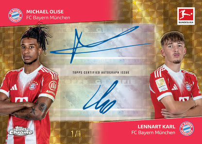Double autograph Lennart Karl Michael Olise