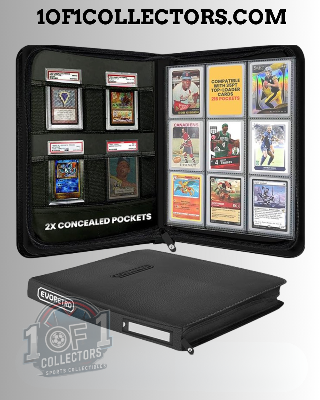 Evoretro Portefolio Toploader zipper