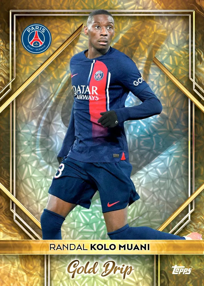 Gold drip Topps team set PSG