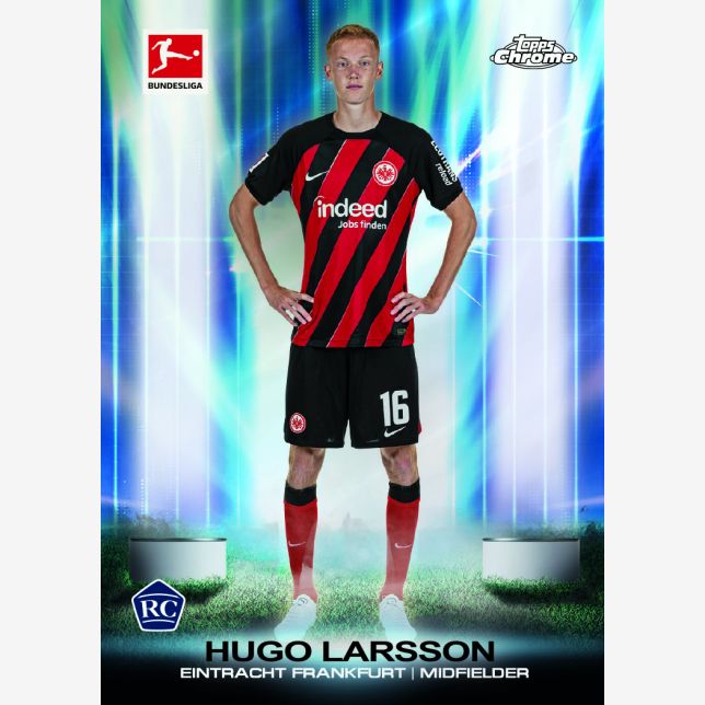 Hugo Larsson Ultrabeam Topps Chrome Bundesliga