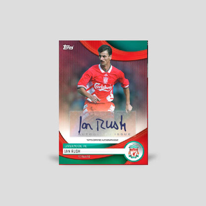 Ian Rush Auto Topps Liverpool