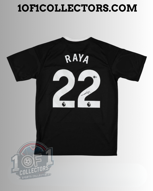 🔴 Maillot d’Arsenal signé par David Raya – Certifié Beckett
