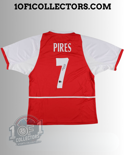 🔴 Maillot d’Arsenal Signé par Robert Pires – Certifié Beckett