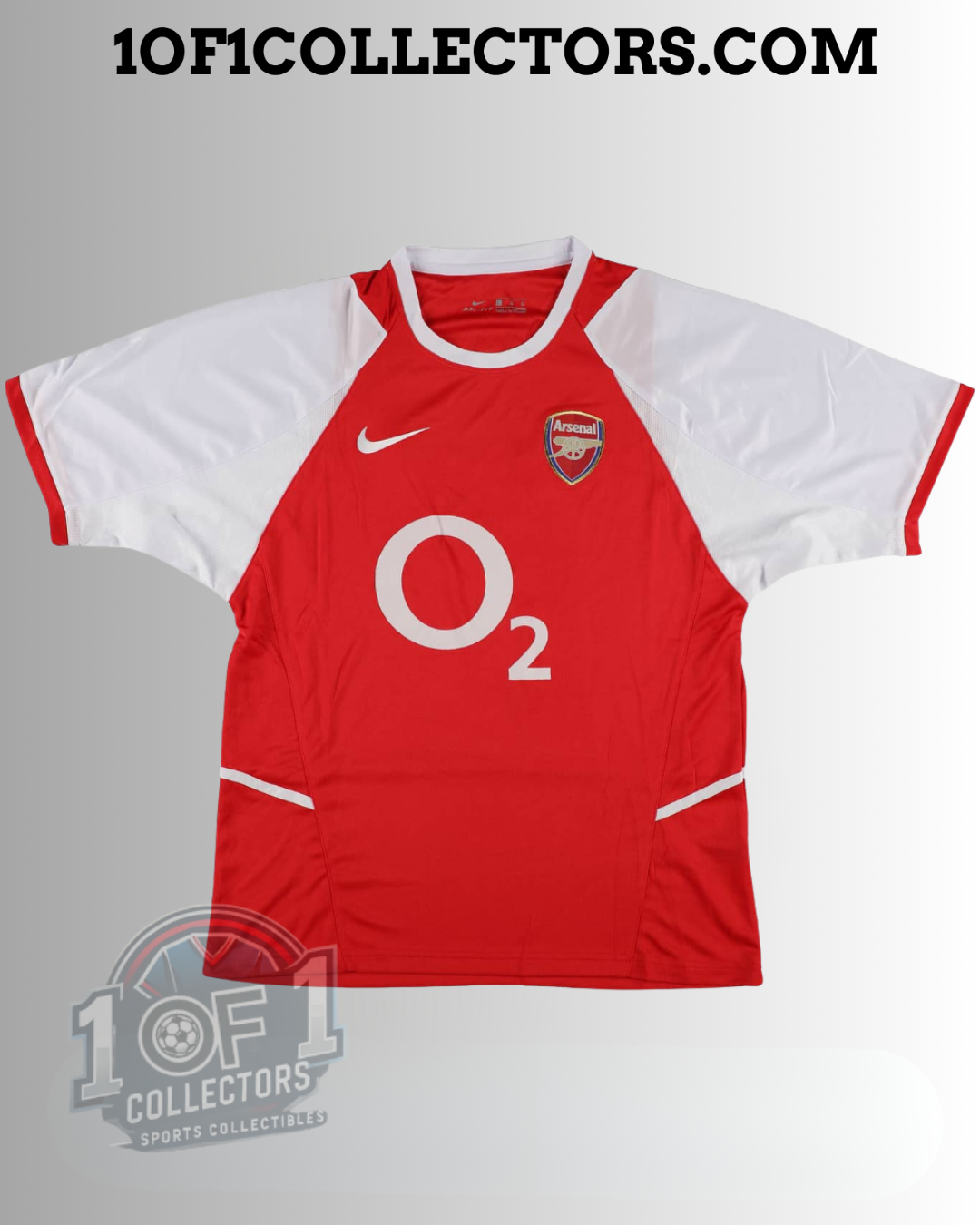 🔴 Maillot d’Arsenal Signé par Robert Pires – Certifié Beckett