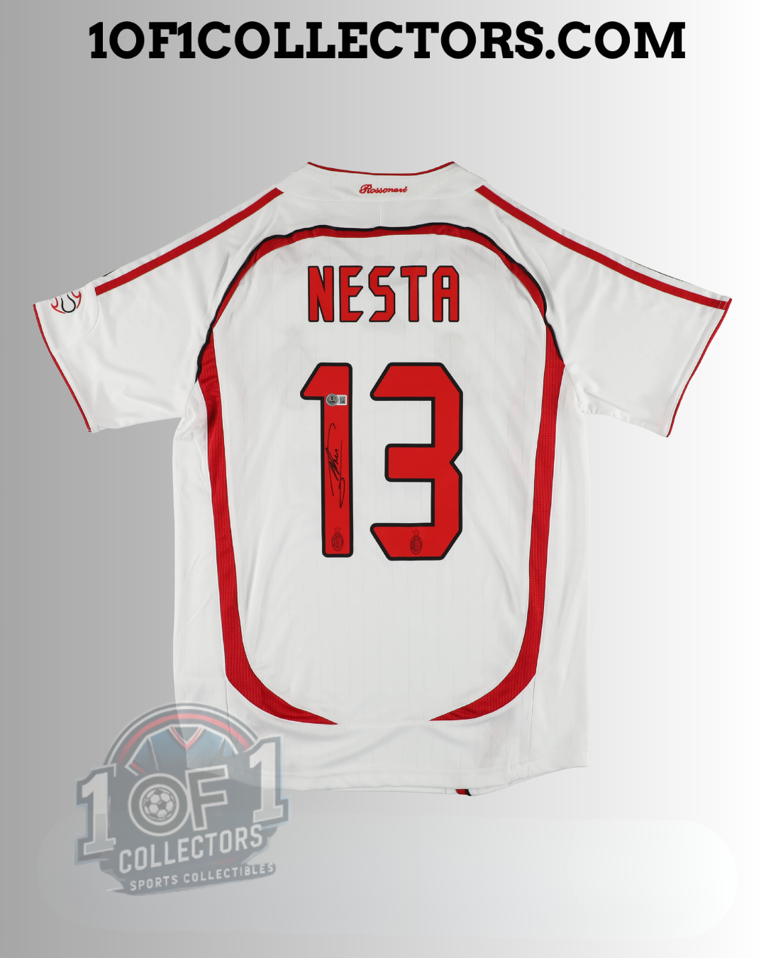 Maillot AC Milan Nesta Autographe