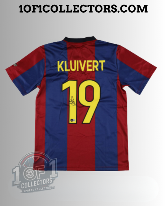 Maillot FC Barcelona signature Kluivert