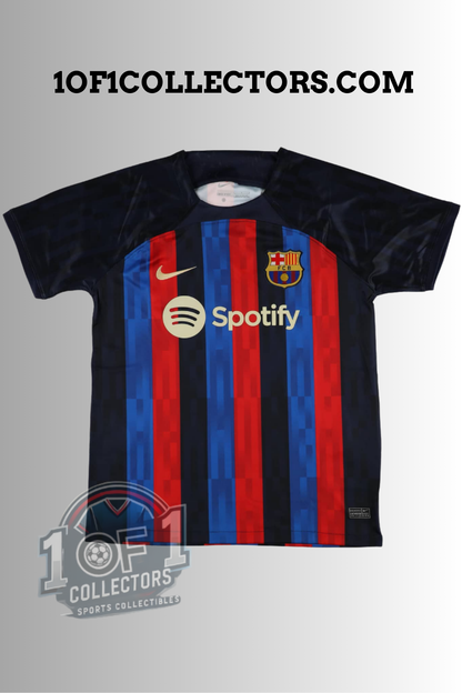 Maillot Fc Barcelone avec autographe