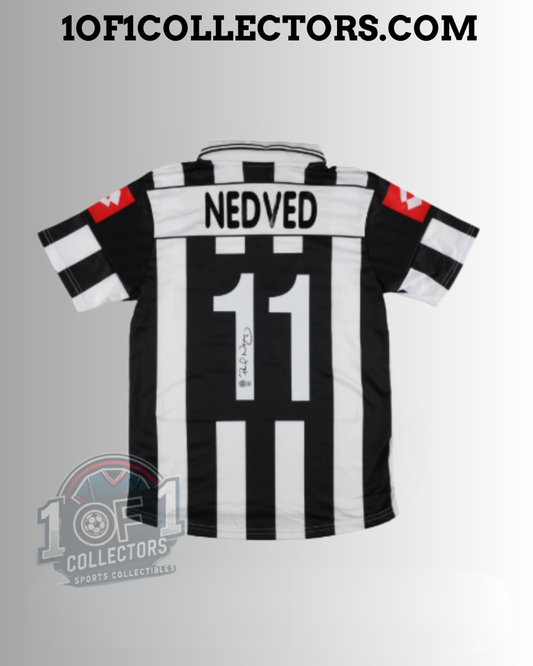 Maillot Juventus FC signé par  Nedved