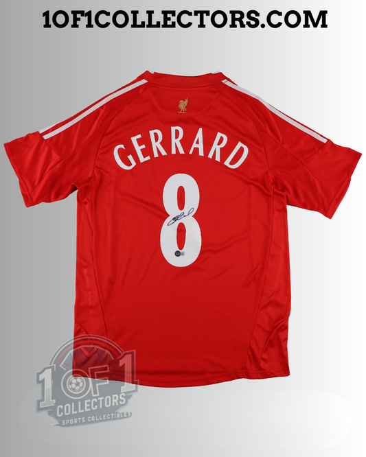 Maillot Liverpool signature Steven Gerrard certifie Beckett