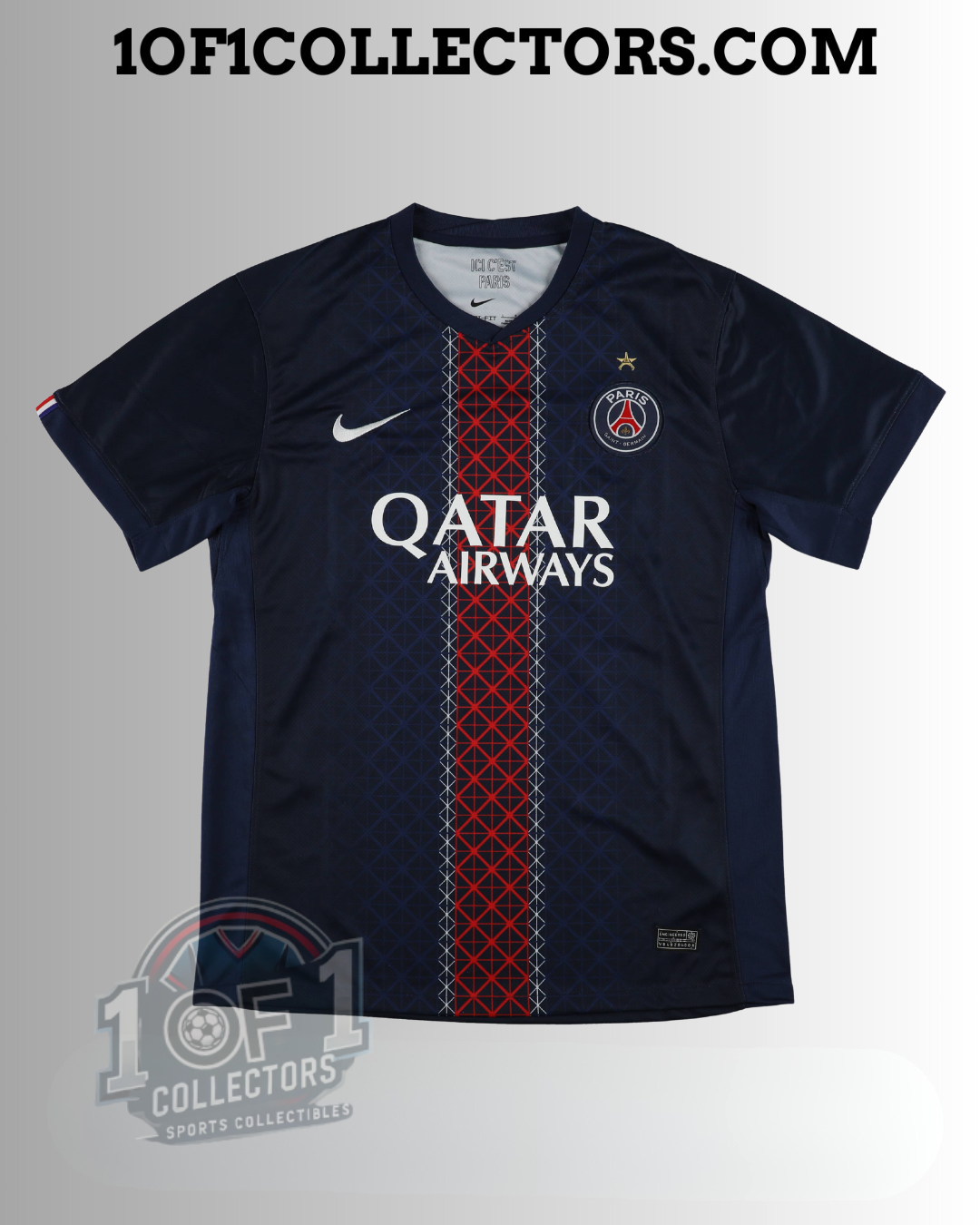 Maillot PSG Zaïre-Emery 33 autographié dos