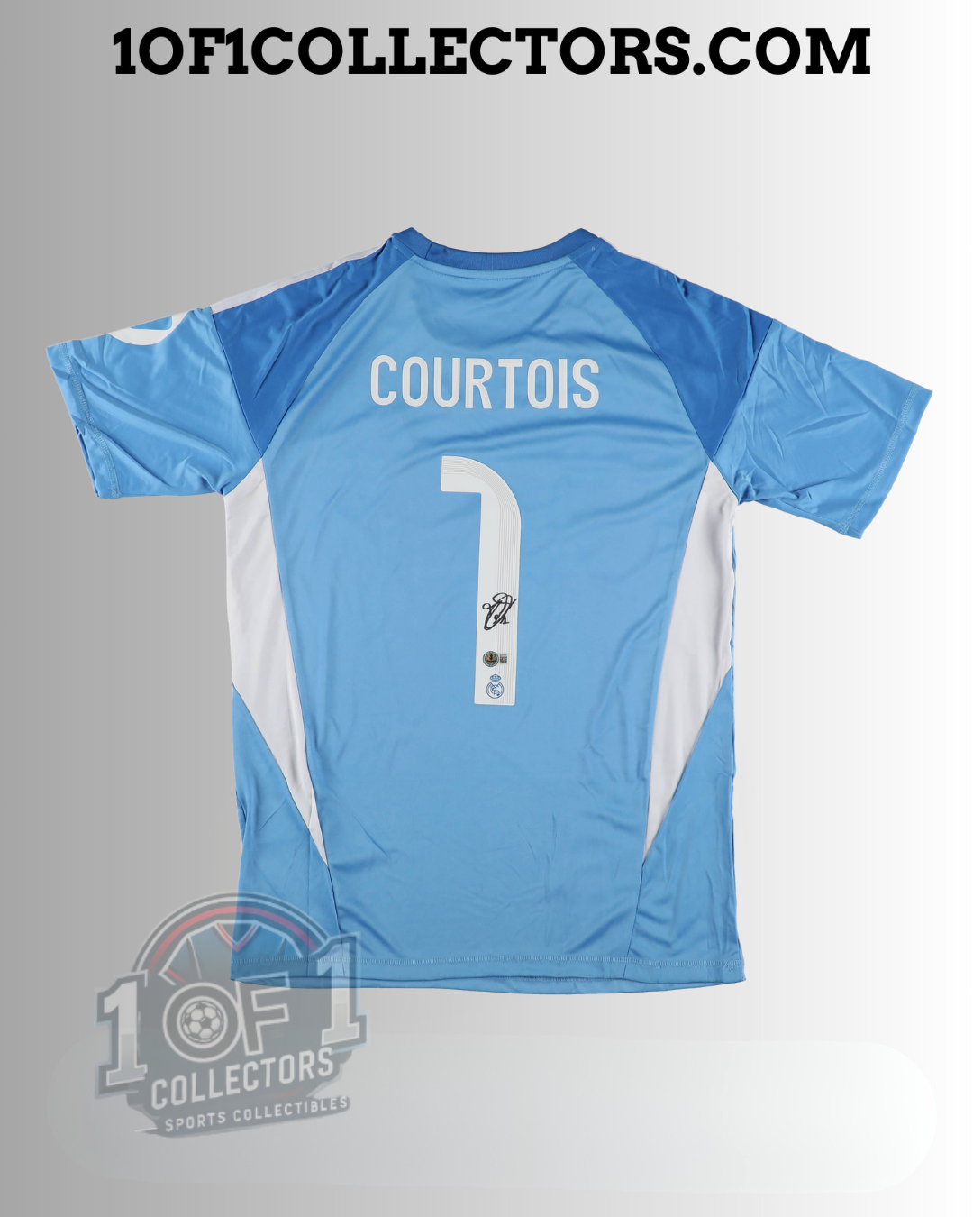 Maillot Real Madrid Courtois autographe