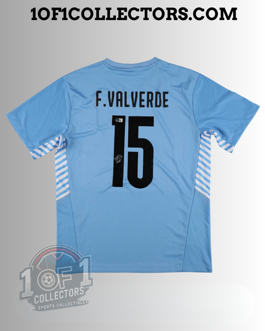 Maillot Uruguay signé par Federico Valverde