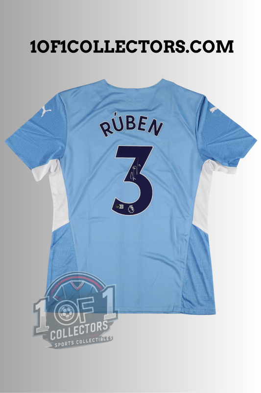 Maillot de Manchester City signé par Ruben Dias