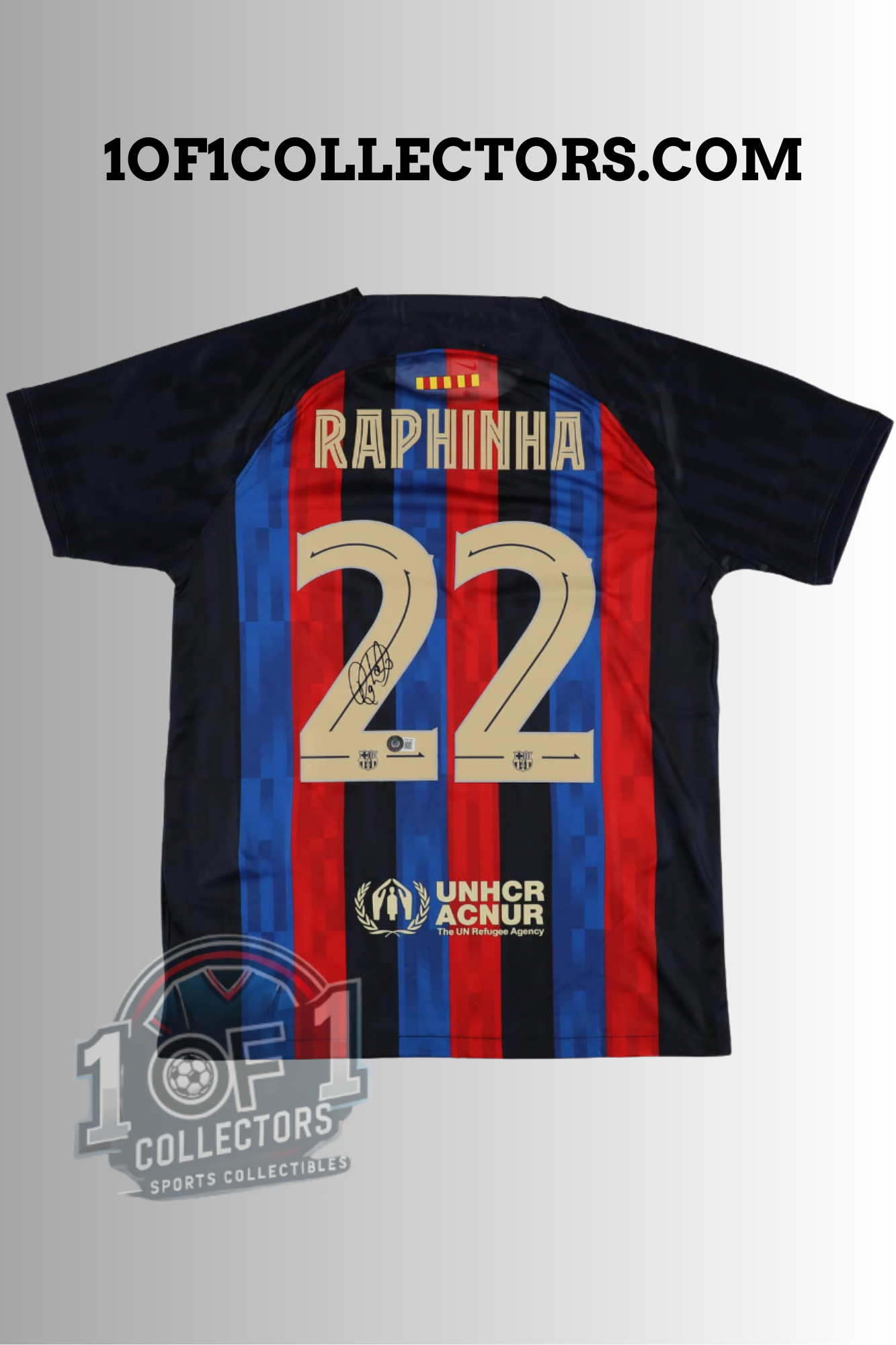 Maillot signé par Raphinha FC Barcelona