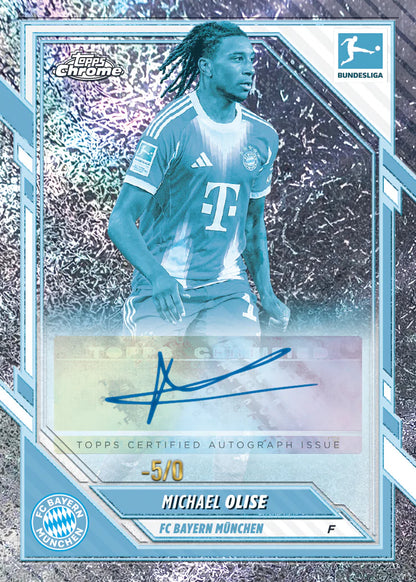 Michael Olise Topps chrome bundesliga