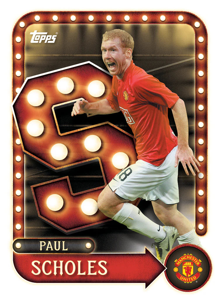 Paul Scholes insert Topps Manchester United Collector Tin