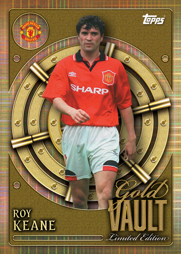 Roy Keane insert Topps Manchester United Collector Tin
