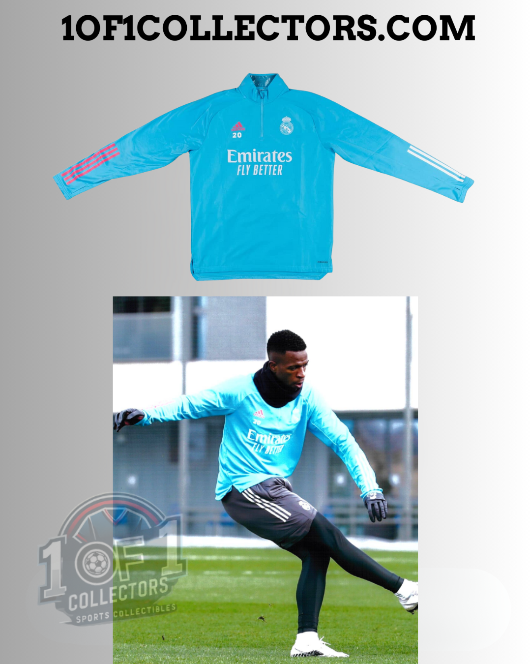 Tenue d'échauffement porté par Vinicius JR Matchworn
