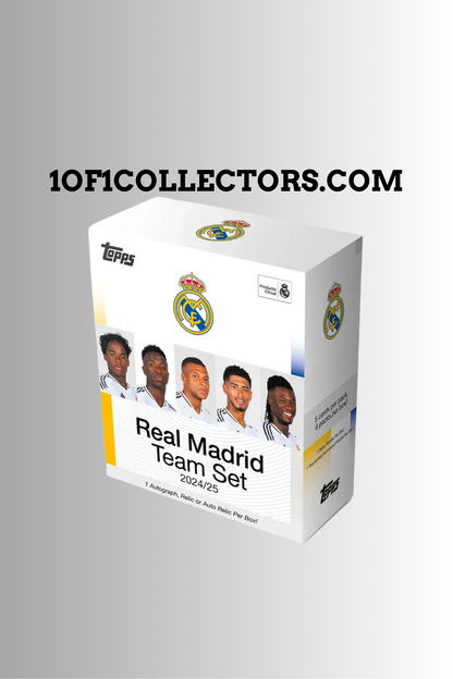 2024-25 Topps Team Set Real Madrid précommande | Sortie Officielle le 24 Avril 2025
